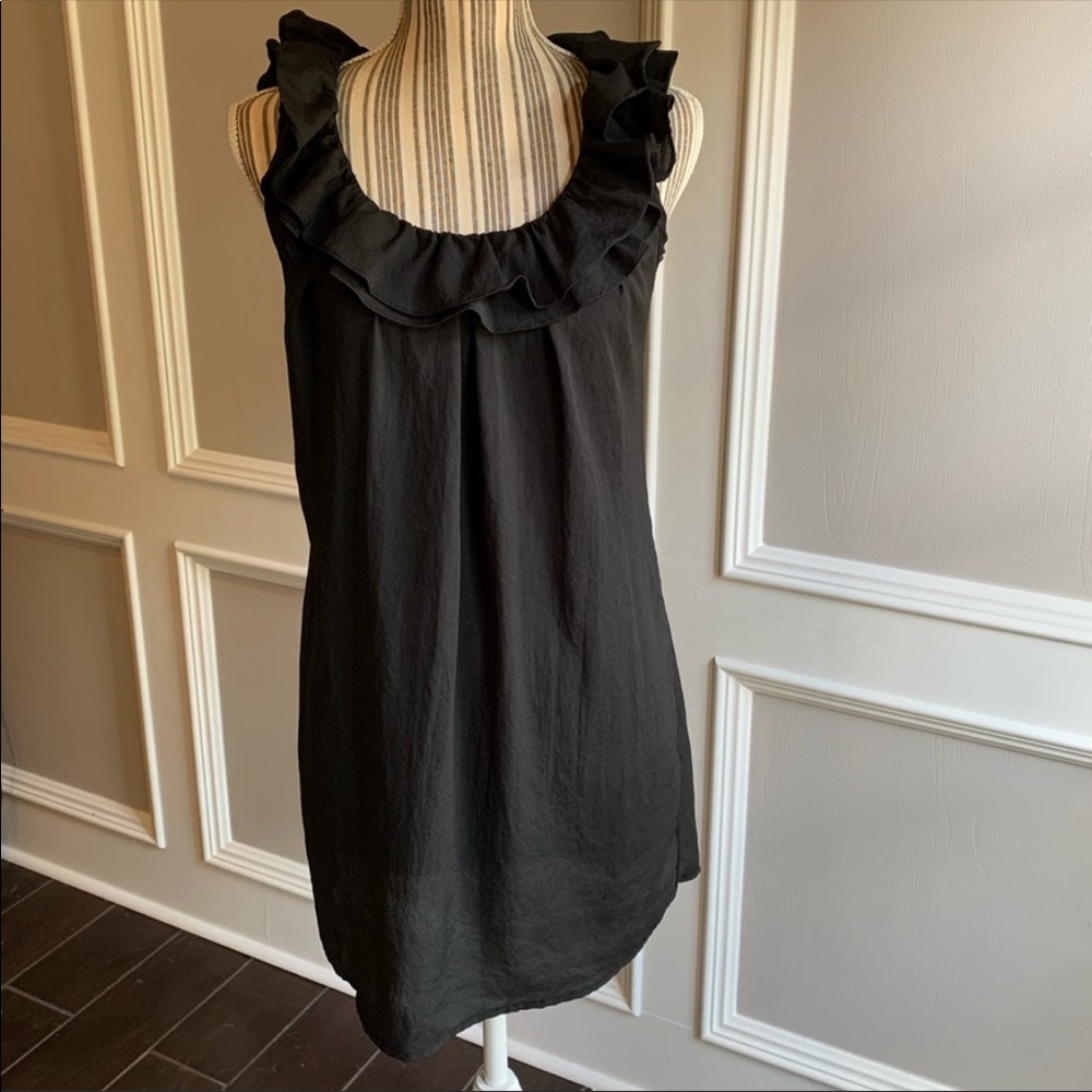 Pins and Needles by Urban Outfitters ruffle neck mini dress size small